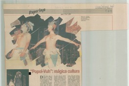 "Popol-Vuh", mágica cultura "Popol-Vuh", mágica cultura
