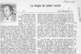 La magia de saber contar La magia de saber contar
