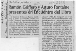Ramón Griffero y Arturo Fontaine presentes en Encuentro del Libro Ramón Griffero y Arturo Fontaine presentes en Encuentro del Libro
