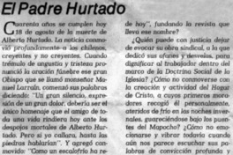 El Padre Hurtado El Padre Hurtado