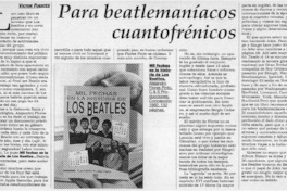 Para beatlemaníacos cuantofrénicos Para beatlemaníacos cuantofrénicos