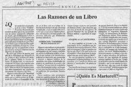 Las Razones de un libro Las Razones de un libro
