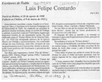 Luis Felipe Contardo  [artículo] C. R. I.