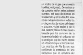 A horcajadas  [artículo] Hugo Bello.