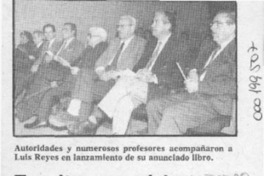 Escritor cruzó la "Línea ecuatorial"  [artículo].