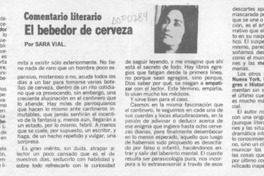 El bebedor de cerveza  [artículo] Sara Vial.