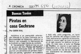 Piratas en casa Cochrane  [artículo] Sara Vial.