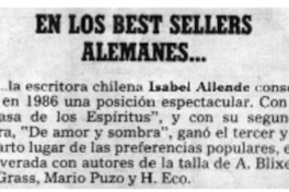En los best sellers alemanes --