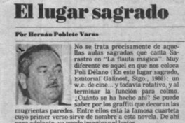 El lugar sagrado El lugar sagrado