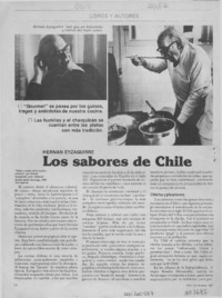 Los sabores de Chile  [artículo] Darío Oses.