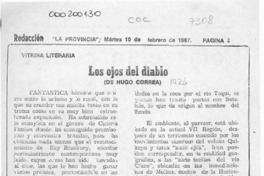 Los ojos del diablo  [artículo] Apir.