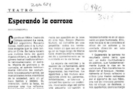 Esperando la carroza Esperando la carroza
