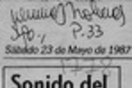 Sonido del "Tic Tac" al Galpón  [artículo].