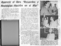 Apareció el libro "Recuerdos y nostalgias nacidas en el mar" Apareció el libro "Recuerdos y nostalgias nacidas en el mar"