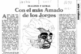 Con el más amado de los Jorges  [artículo] Pamela Jiles.