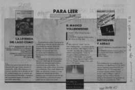 La Leyenda del lago Como  [artículo].