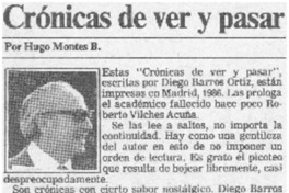 Crónicas de ver y pasar Crónicas de ver y pasar