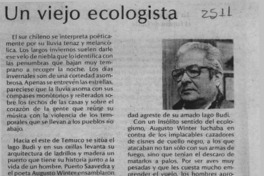 Un viejo ecologista  [artículo] Marino Muñoz Lagos.