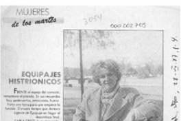 Equipajes histriónicos  [artículo].