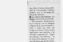 Libros  [artículo] Luisa Ulibarri.