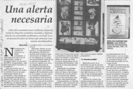 Una alerta necesaria