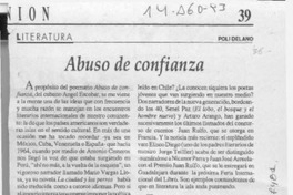 Abuso de confianza