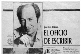 El oficio de escribir El oficio de escribir