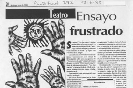 Ensayo frustrado