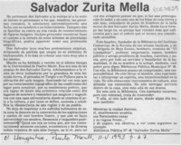 Salvador Zurita Mella  [artículo].