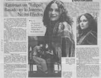 Estrenan un Edipo basado en lo interno, no en efectos  [artículo].