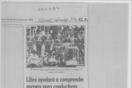 Libro ayudará a comprender normas para conductores