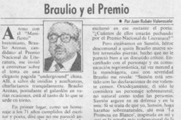 Braulio y el premio Braulio y el premio
