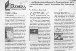 Reseña  [artículo] Guillermo Chandía C.
