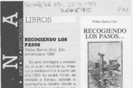 "Recogiendo los pasos -- " "Recogiendo los pasos -- "