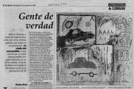 Gente de verdad  [artículo] Ramiro Rivas.