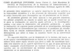 "Cómo elaborar informes"
