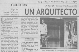 Un Arquitecto planifica en el teatro