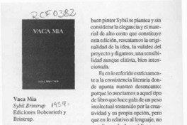 Vaca mía  [artículo] Omar López.
