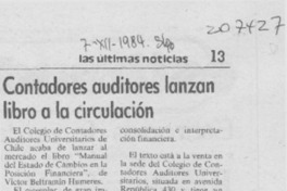 Contadores auditores lanzan libro a la circulación