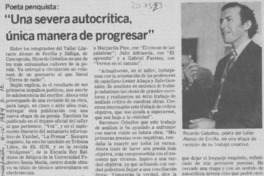 "Una Severa autocrítica, única manera de progresar" "Una Severa autocrítica, única manera de progresar"
