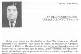 Un diagnóstico sobre desarrollo cultural Un diagnóstico sobre desarrollo cultural