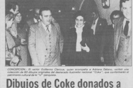 Dibujos de Coke donados a la U. de Concepción Dibujos de Coke donados a la U. de Concepción