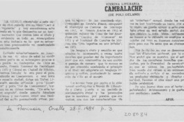 "Cambalache" "Cambalache"
