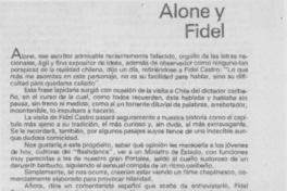 Alone y Fidel Alone y Fidel