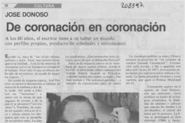 De coronación en coronación De coronación en coronación