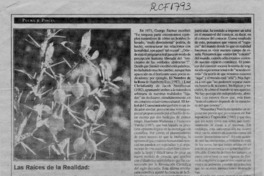 "El árbol del conocimiento"  [artículo] Morris Berman.