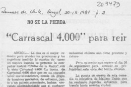 "Carrascal 4000" para reír "Carrascal 4000" para reír