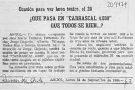 Qué pasa en "Carrascal 4000" que todos se ríen? Qué pasa en "Carrascal 4000" que todos se ríen?