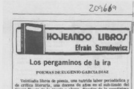 "Los pergaminos de la ira" "Los pergaminos de la ira"