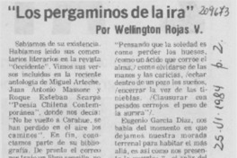 "Los pergaminos de la ira"